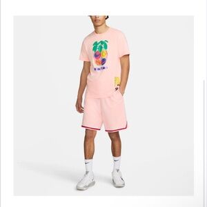 Nike Dri-Fit DNA Quick Dry Colorblock Sports Shorts Pink